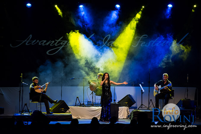 Ana Moura performing at Avantgarde Jazz Festival in Rovinj 2012