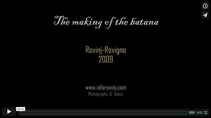 The repair of a Rovinj batana