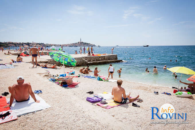 Beaches in Rovinj: Porton biondi