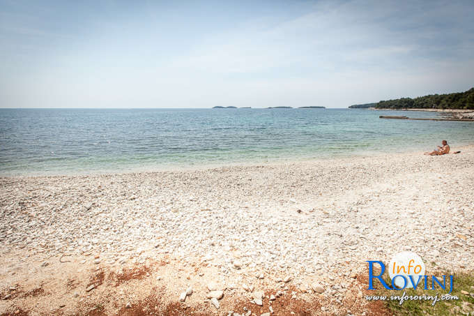 Beaches in Rovinj: Tourist settlemet Villas Rubin