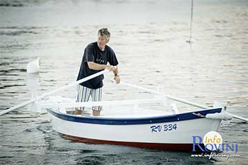 Batana, the traditional Rovinj's fishing boat