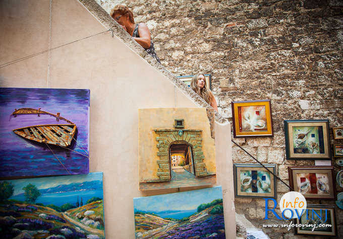 Open air exhibition Grisia Rovinj