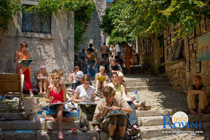 Izložba na otvorenom Grisia Rovinj